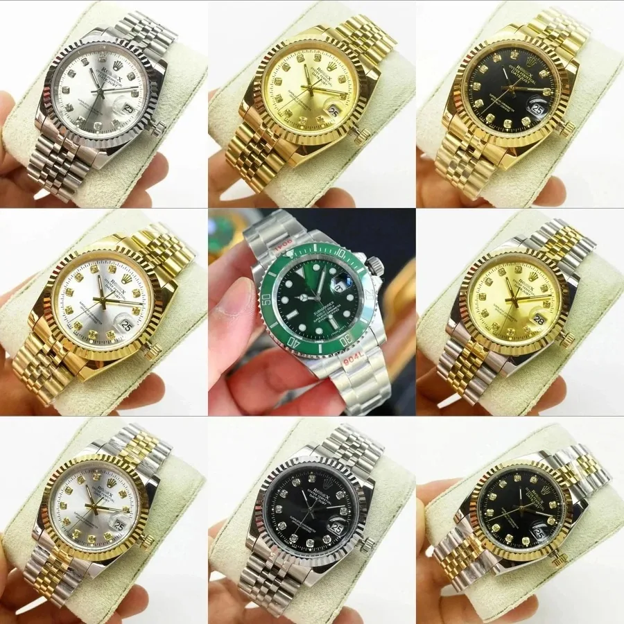 Rolex Oyster Perpetual Datejust Diamond Dial Gold-Steel Watch — listing photograph
