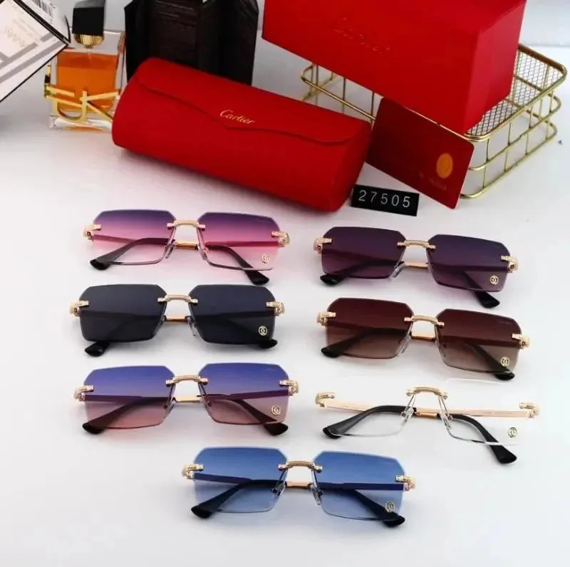 Cartier Sunglasses CT0275 27505 Gold Frame Gradient Lens — listing photograph