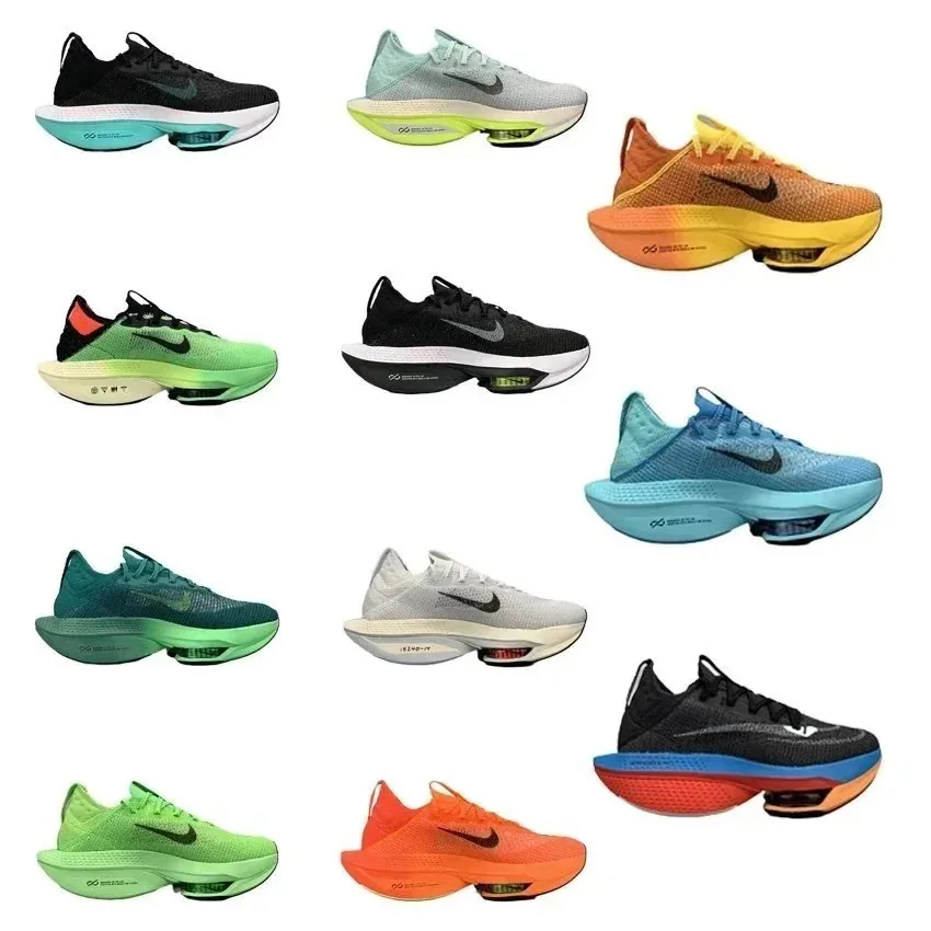 Nike ZoomX Vaporfly Next% 2 Running Shoes - Black/Teal — listing photograph