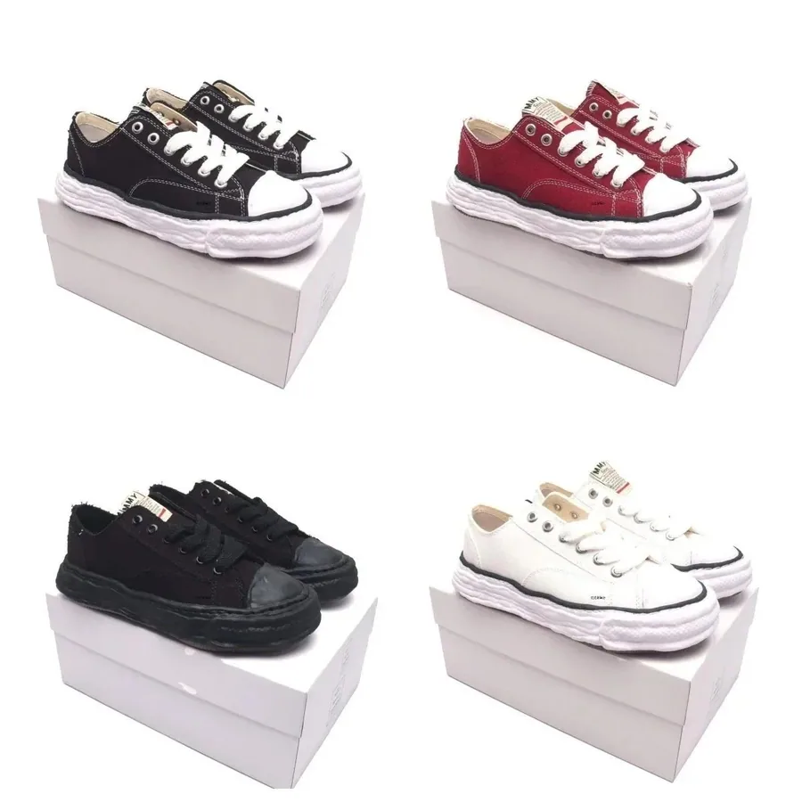 Maison Margiela Replica Sneakers - Black White Red All-White — listing photograph