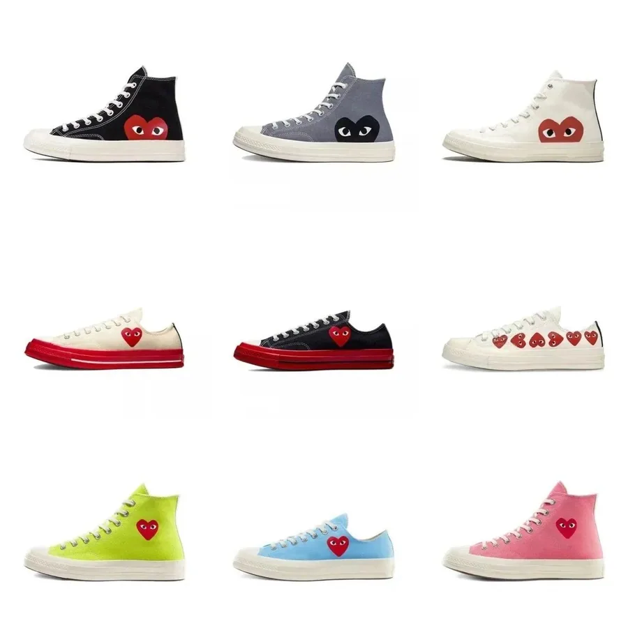 Comme des Garçons Play x Converse Chuck 70 Heart Logo Sneakers — listing photograph