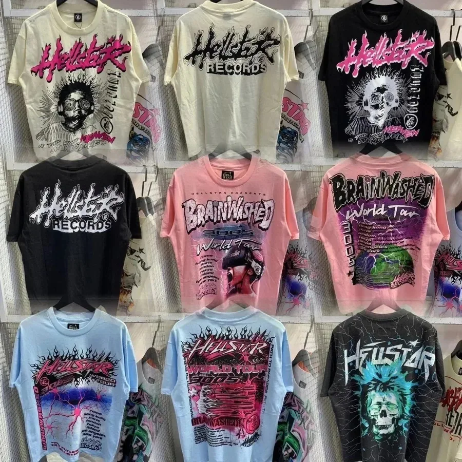 Hellstar Brainwashed World Tour 2005 Graphic T-Shirt - Pink — listing photograph