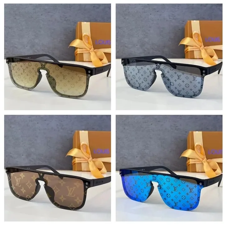 Louis Vuitton Monogram Shield Sunglasses - Gradient Lens — listing photograph