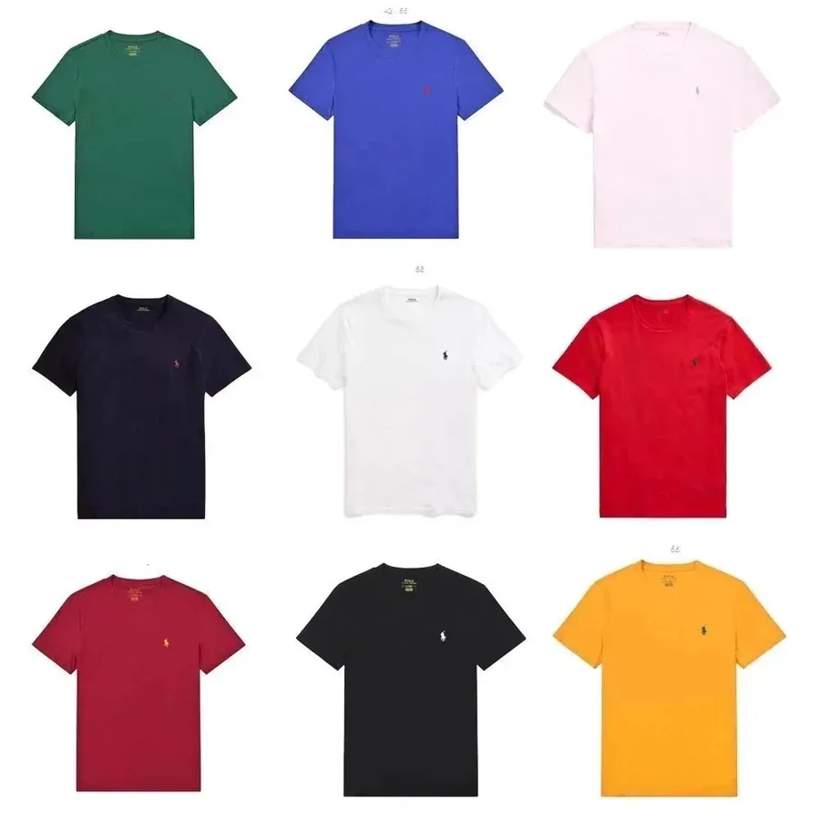 Polo Ralph Lauren Classic Fit Cotton T-Shirt - Navy Blue — listing photograph