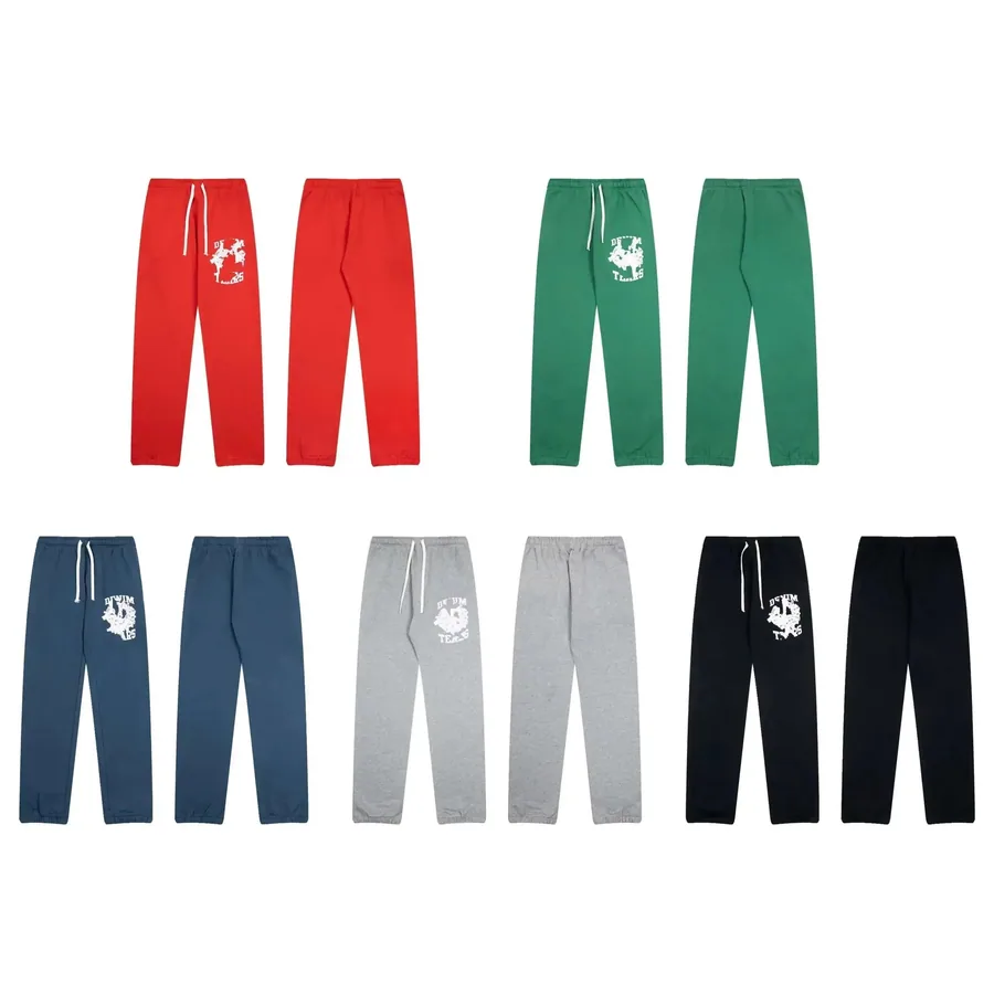 D*YIM Logo Graphic Sweatpants - Red Green Navy Gray Black — listing photograph