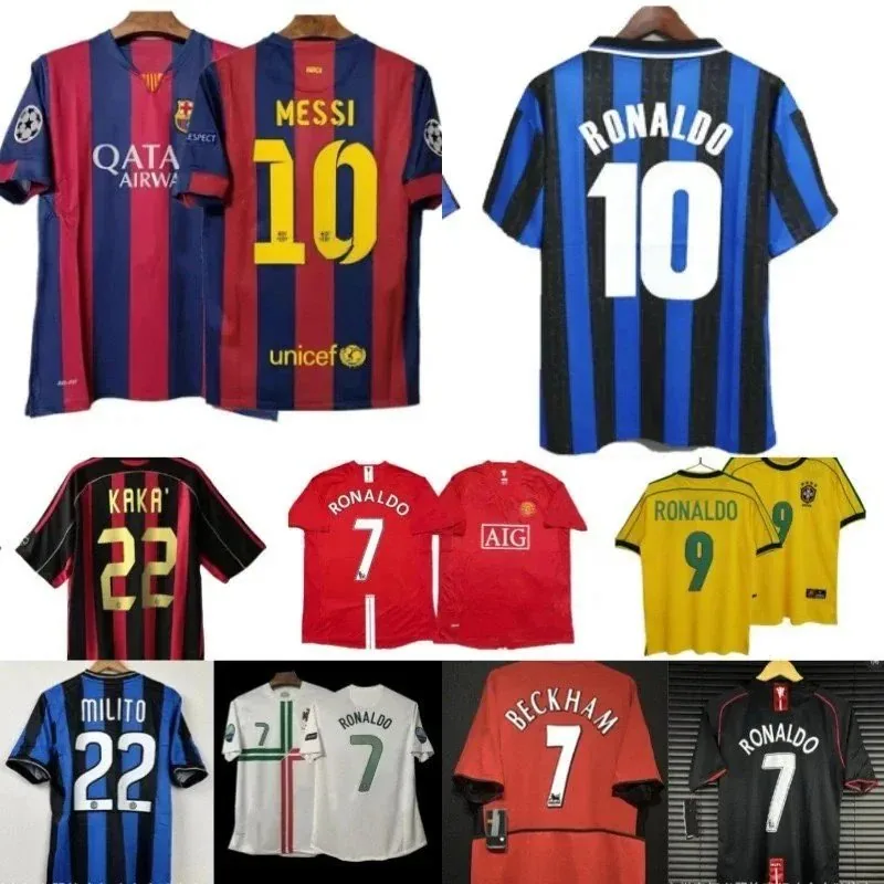 FC Barcelona 2015-16 Home Jersey Messi #10 Blue-Red Stripes — listing photograph