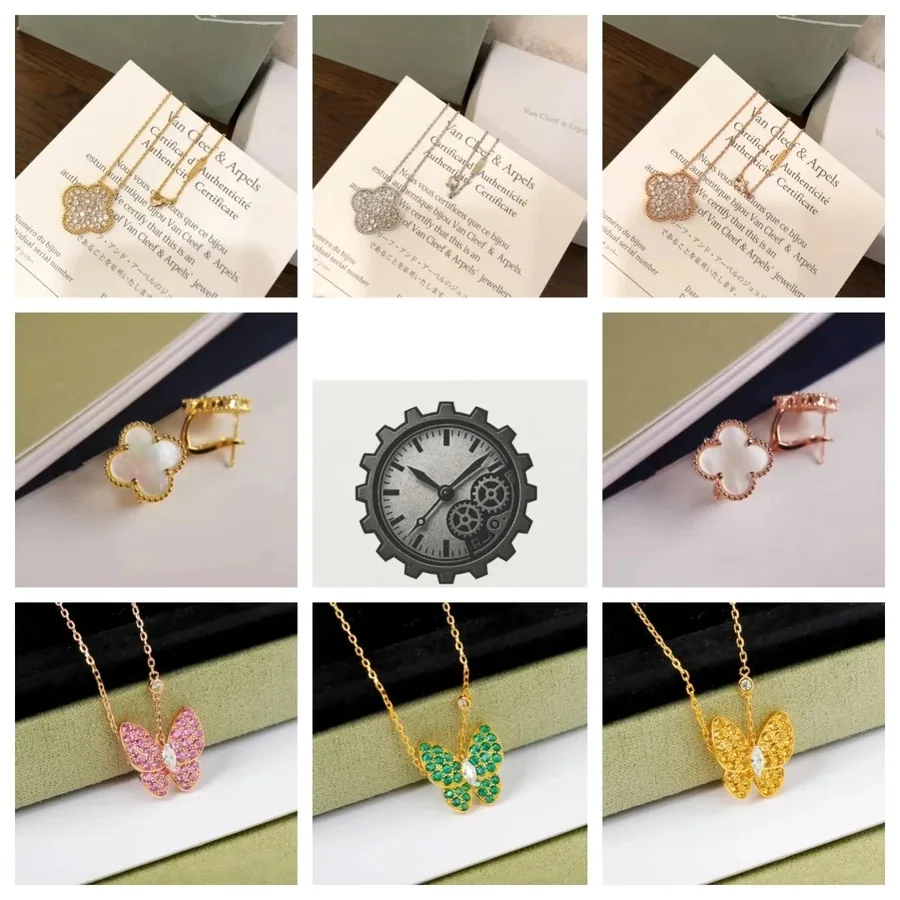 Van Cleef & Arpels Alhambra Four-Leaf Clover Gold Mother-of-Pearl Pendant — listing photograph