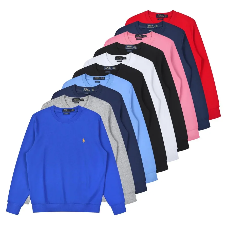 Polo Ralph Lauren Classic Crewneck Sweatshirt - Royal Blue — listing photograph