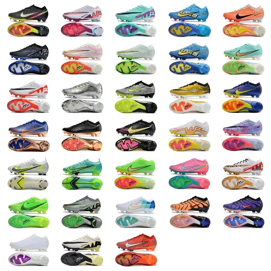 Nike Mercurial Superfly IX FG Soccer Cleats - Volt Green Neon — listing photograph