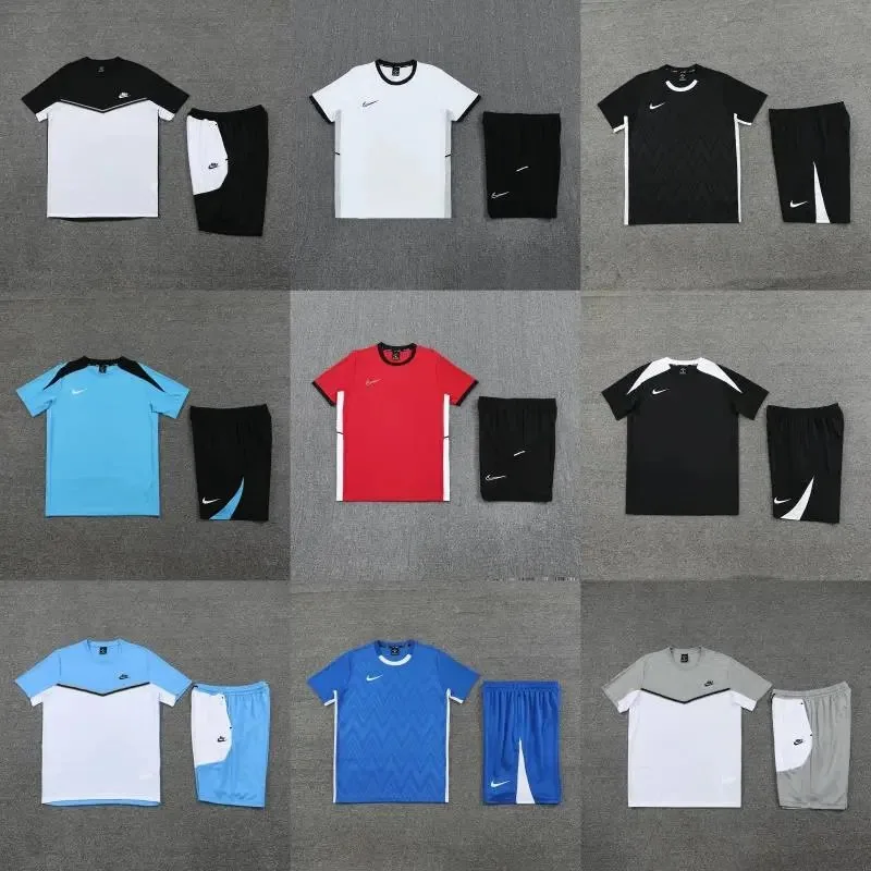 Nike Dri-FIT Training Set - Black/White Geometric Pattern — listing photograph
