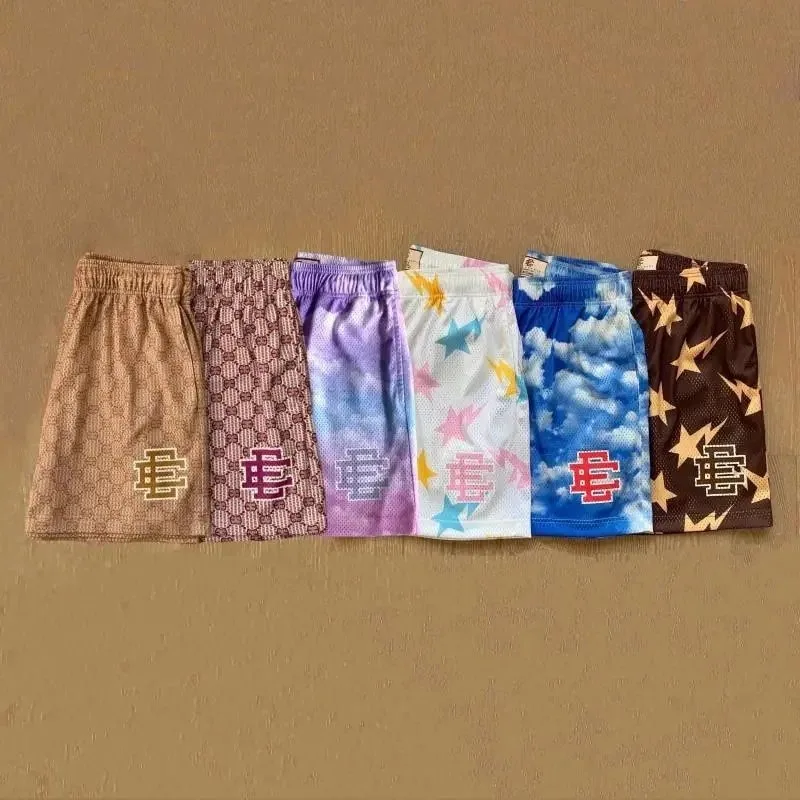 CLOT x NBA Basketball Shorts - Star Cloud Pattern Edition — listing photograph