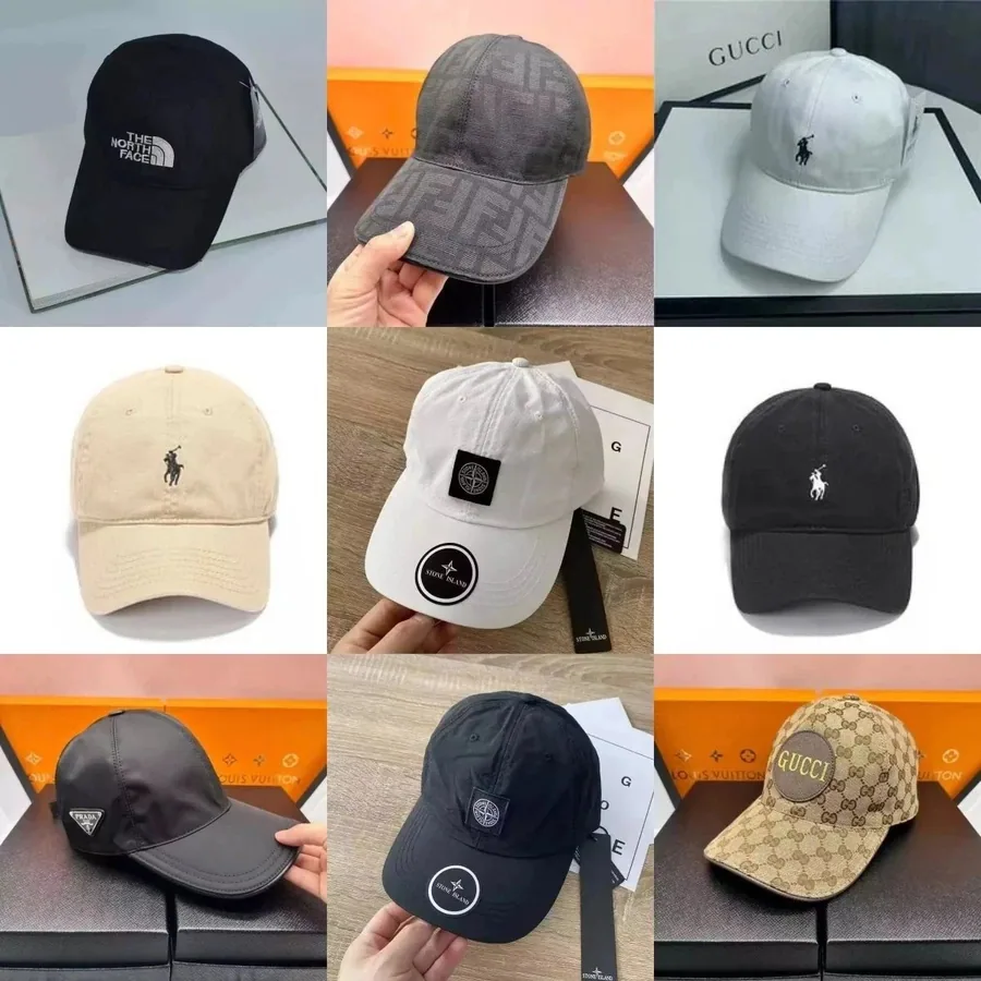 The North Face Black Logo Embroidered Baseball Cap — listing photograph