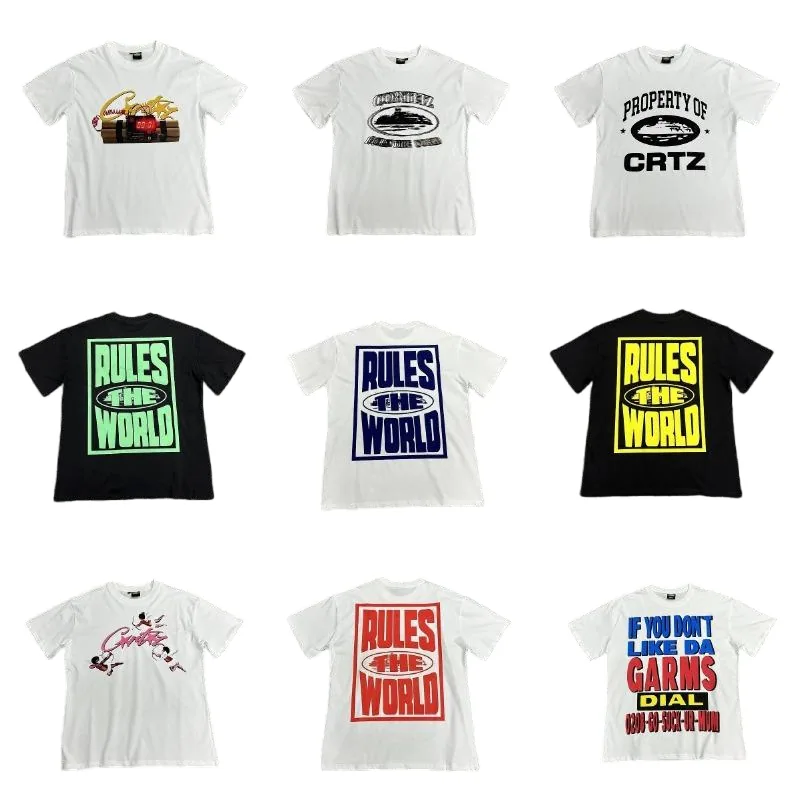 CRTZ Rules The World Graphic T-Shirt - Neon Green Black Edition — listing photograph