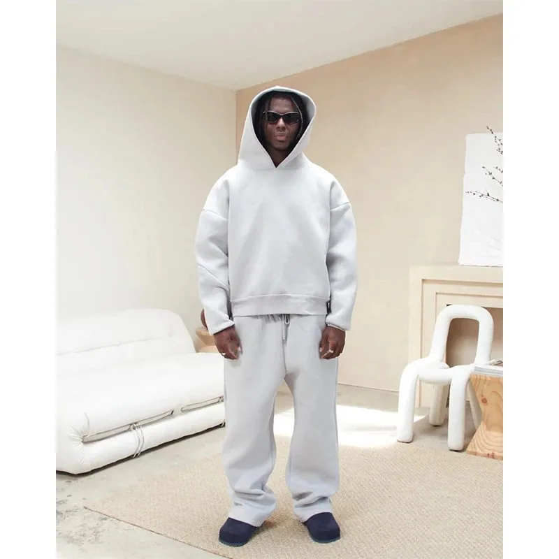 Yeezy Season 6 Oversized Hoodie - Light Grey Cropped Fit — listing photograph