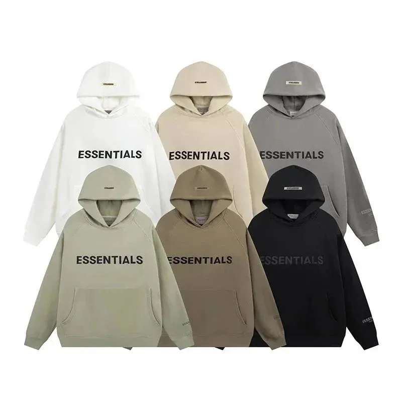 Essentials FOG Essentials Hoodie Oversized Logo Print Pullover — listing photograph