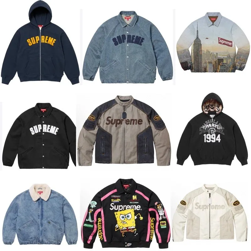 Supreme SpongeBob SquarePants Racing Jacket Black Pink — listing photograph