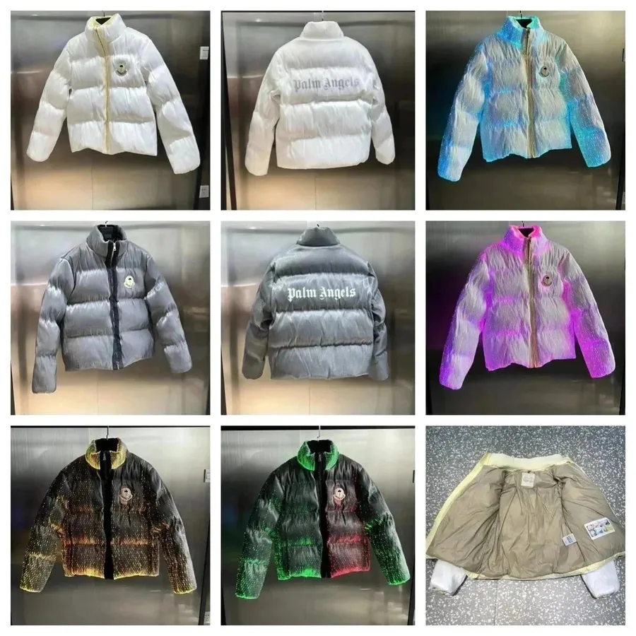 Moncler Palm Angels Puffer Jacket - Iridescent Gradient Reflective — listing photograph