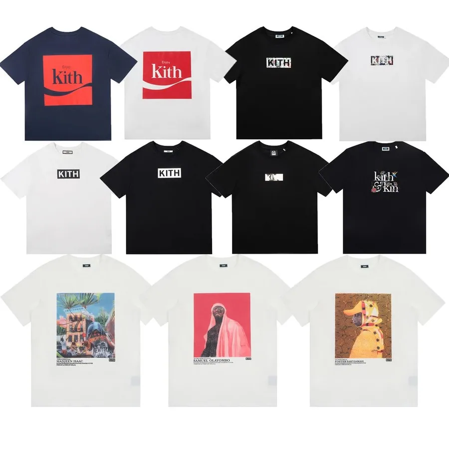 Kith Coca-Cola Collaboration Graphic T-Shirt Navy Red — listing photograph