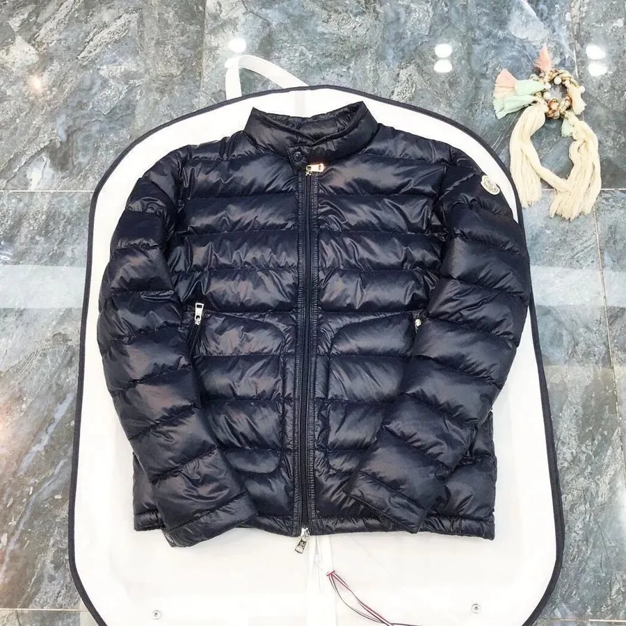 Moncler Genius 1952 Black Quilted Down Jacket with Logo Patch — listing photograph