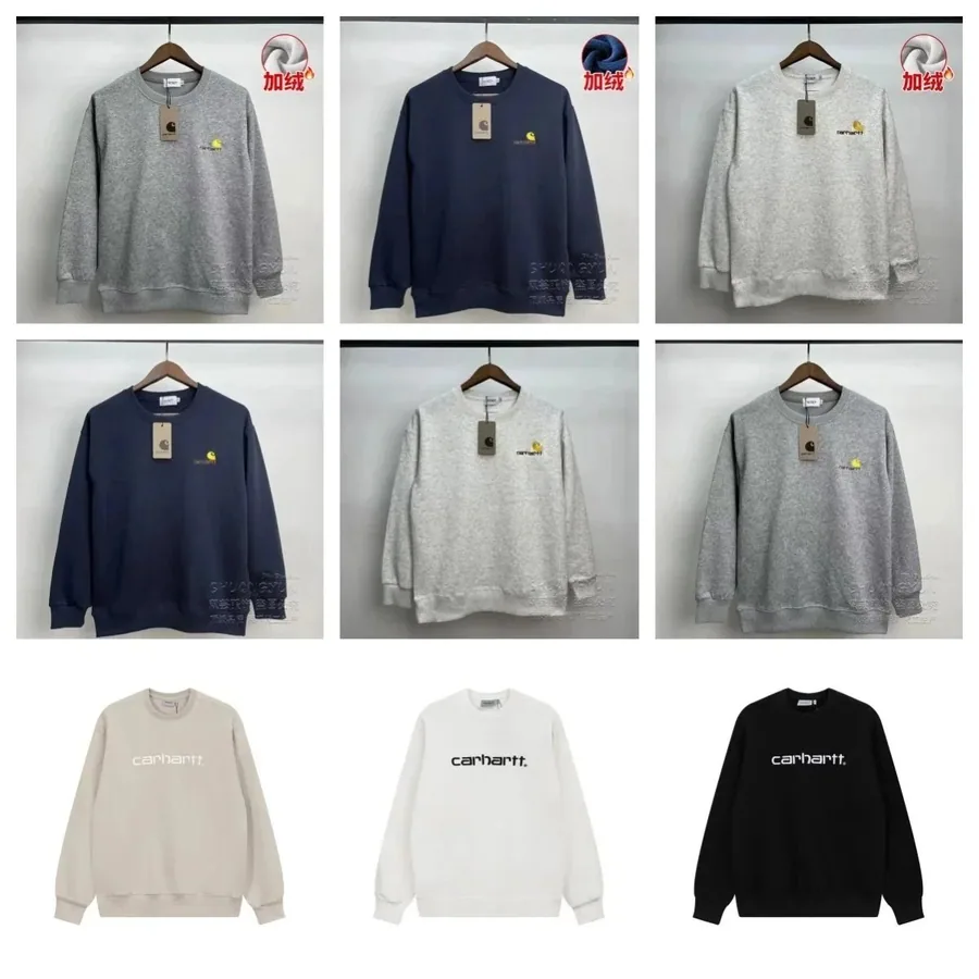 Carhartt WIP Script Logo Crewneck Sweatshirt - Black — listing photograph