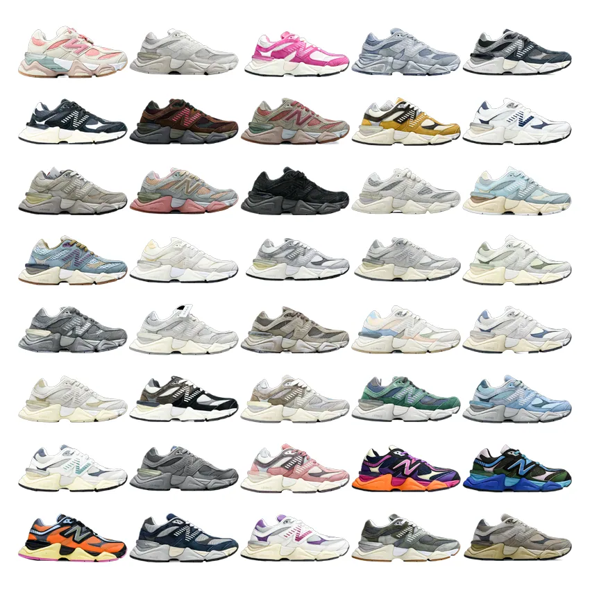 New Balance 9060 Chunky Sneaker - Multi-Color Layered Mesh Upper — listing photograph