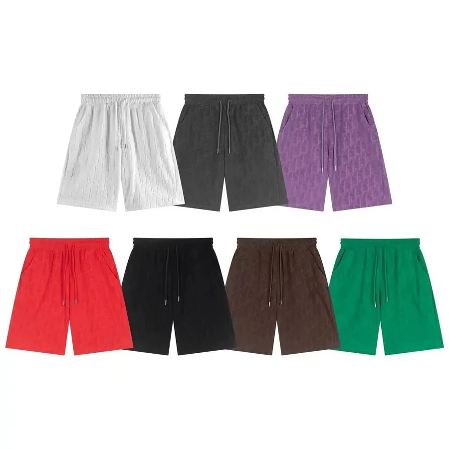 Dior Oblique Jacquard Drawstring Shorts - White — listing photograph