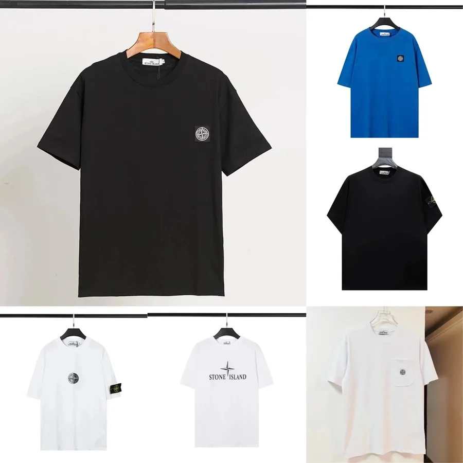 Stone Island Compass Logo Pocket T-Shirt Black — listing photograph