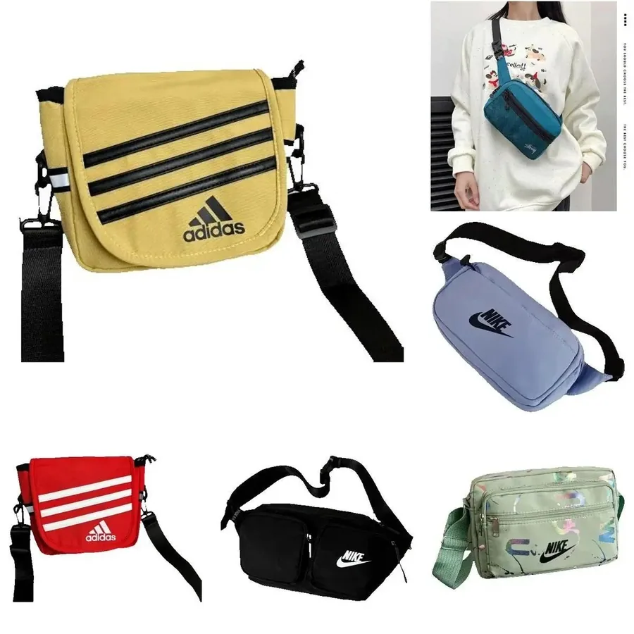 Adidas Classic 3-Stripes Crossbody Bag - Mustard Yellow — listing photograph