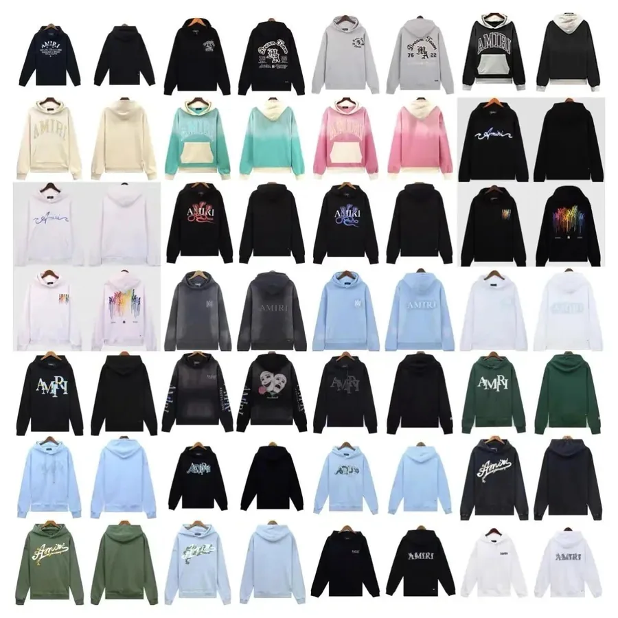 AMIRI Gradient Dip-Dye Hoodie with Embroidered Logo — listing photograph