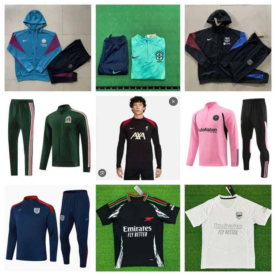 Nike PSG Training Hoodie and Pants Set - Blue Purple Gradient — listing photograph